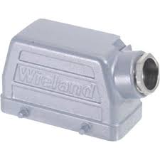 Wieland - capot taille 16 pour simple verrou + PE latéral PG13, IP54