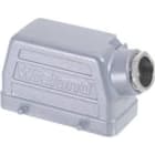 Wieland - capot taille 16 pour simple verrou + PE latéral PG13, IP54