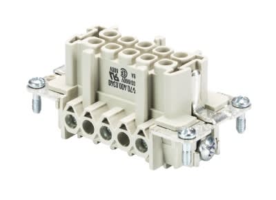 Wieland - bloc contact femellebas bus 3 2,5 64-insert femelle