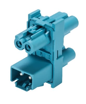 Wieland - répartiteur 1+3 GST15i2v 3p1h w bleu pastel