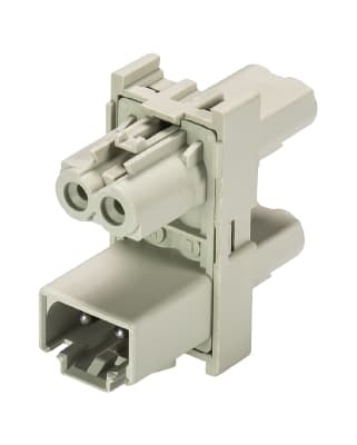 Wieland - répartiteur 1+3 GST15i2v 3p1h w gris silex