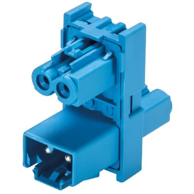 Wieland - répartiteur 1+2 GST15i2v 2p1h w bleu clair
