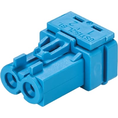 Wieland - connecteur GST15i2 femelle bleu clair