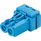 Wieland - connecteur GST15i2 femelle bleu clair