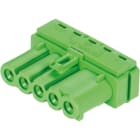 Wieland - connecteur GST15i5 à souder droit vert