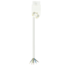 Wieland - cordon GST15i5 1m f/- 1,5² HO5Z1Z1f blanc ss halogène (Eca)