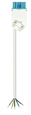 Wieland - cordon GST15i5 1m f/- 1,5² HO5Z1Z1f bleu pastel ss halogène (Eca)