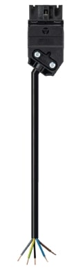 Wieland - cordon GST15i5 3m m/- 1,5² HO5Z1Z1f noir ss halogène (Eca)