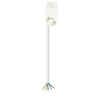 Wieland - cordon GST15i5 8m f/- 1,5² HO5VVf blanc (Eca)