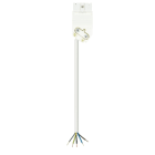 Wieland - cordon GST15i5 8m m/- 1,5² HO5Z1Z1f blanc ss halogène (Eca)
