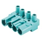 Wieland - connecteur GST18i4 mâle à vis Turquoise seul