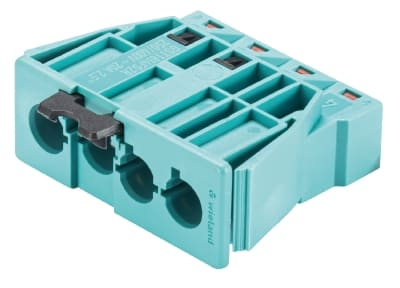 Wieland - Embase GST18i4 mâle à ressort Turquoise