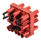 Wieland - répartiteur 1E/1S GST18i5 + 6S GST18i3 Rouge tomate