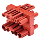 Wieland - répartiteur GST18i5 1E/3S Rouge tomate