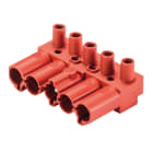 Wieland - Connecteur GST18i5 mâle à vis Rouge tomate seul