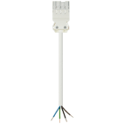 Wieland - cordon GST18i4 0,5m M/- 1,5² HO5Z1Z1F Blanc ss halogène (Eca)
