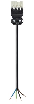 Wieland - cordon GST18i4 1m M/- 1,5² HO5VVF Gris (Eca)
