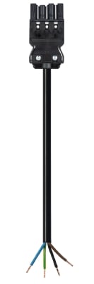 Wieland - cordon GST18i4 1,5m M/- 1,5² HO5VVF Noir (Eca)