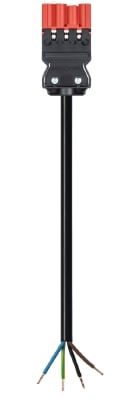 Wieland - cordon GST18i4 8m M/- 1,5² HO5VVF Rouge tomate (Eca)