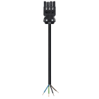 Wieland - cordon GST18i4 8m F/- 1,5² HO5Z1Z1F Noir ss halogène (Eca)