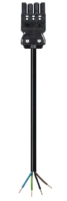 Wieland - cordon GST18i4 3m F/- 2,5² HO5Z1Z1F Noir ss halogène (Eca)
