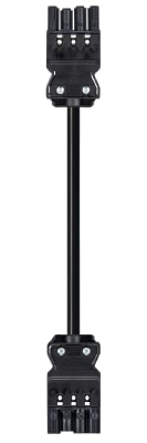 Wieland - cordon GST18i4 6m M/F 2,5² HO5VVF Noir (Eca)
