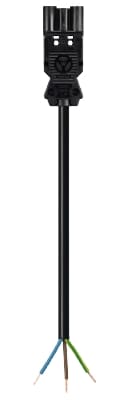 Wieland - cordon GST18i3 1,5m M/- 1,5² HO5VVF Noir (Eca)
