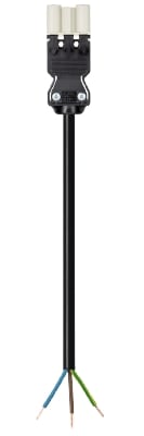 Wieland - cordon GST18i3 2,5m M/- 1,5² HO5Z1Z1F Gris ss halogène (Eca)