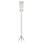 Wieland - cordon GST18i3 3m M/- 1,5² HO5VVF Blanc (Eca)