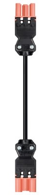 Wieland - cordon GST18i3 3m M/F 1,5² HO5V2V2F Rouge saumon 90°c (Eca)