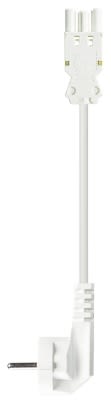 Wieland - cordon GST18i3 4m F/Schucko 1,5² HO5VVF Blanc (Eca)