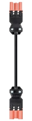 Wieland - cordon GST18i3 4m M/F 1,5² HO5V2V2F Rouge saumon 90°c (Eca)