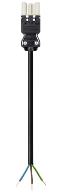 Wieland - cordon GST18i3 8m F/- 1,5² HO5VVF Gris (Eca)
