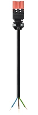 Wieland - cordon GST18i3 8m M/- 1,5² HO5VVF Rouge saumon (Eca)