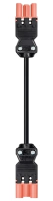 Wieland - cordon GST18i3 8m M/F 1,5² HO5Z1Z1F Rouge saumon ss halogène (Eca)