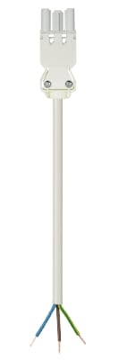Wieland - cordon GST18i3 10m F/- 1,5² HO5Z1Z1F Blanc ss halogène (Eca)