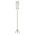 Wieland - cordon GST18i3 10m F/- 1,5² HO5Z1Z1F Blanc ss halogène (Eca)