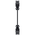 Wieland - cordon GST18i3 1m M/F 2,5² HO5VVF Noir (Eca)