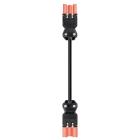 Wieland - cordon GST18i3 1,5m M/F 2,5² HO5VVF Rouge saumon (Eca)