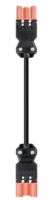 Wieland - cordon GST18i3 3m M/F 2,5² HO5VVF Rouge saumon (Eca)