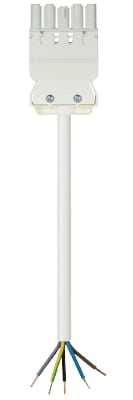 Wieland - cordon GST18i5 1m F/- 1,5² HO5VVF Blanc (Eca)