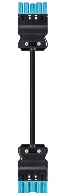 Wieland - cordon GST18i5 1,5m M/F 1,5² HO5VVF Bleu pastel (Eca)