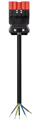 Wieland - cordon GST18i5 2m M/- 1,5² HO5VVF Rouge tomate (Eca)