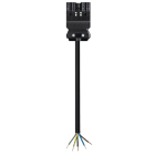 Wieland - cordon GST18i5 3m M/- 1,5² HO5Z1Z1F Noir ss halogène (Eca)