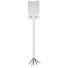 Wieland - cordon GST18i5 0,5m F/- 2,5² HO5Z1Z1F Blanc ss halogène (Eca)