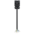Wieland - cordon GST18i5 4,5m M/- 2,5² HO5Z1Z1F Noir ss halogène (Eca)