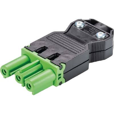 Wieland - connecteur GST18i3 femelle à vis Vert