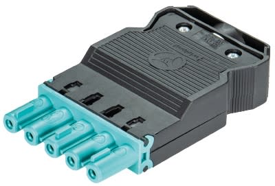 Wieland - connecteur GST18i5 femelle à Vis Turquoise (11,5-15,5mm)