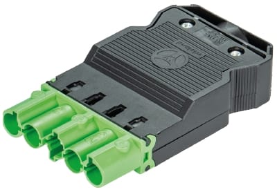 Wieland - connecteur GST18i5 mâle à Vis Vert (11,5-15,5mm)
