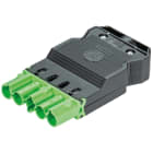 Wieland - connecteur GST18i5 mâle à Vis Vert (11,5-15,5mm)
